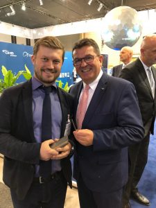 Our CTO with Staatsminister Franz Josef Pschierer Our CTO with Staatsminister Franz Josef Pschierer